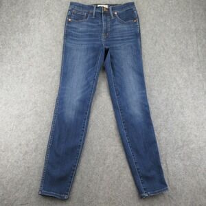 Madewell 10" High Rise Skinny Jeans Dark Wash Women's‎ Size 28